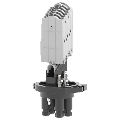 Couverture commune de câble de fermeture par splice en fibre optique à 192 cœurs noirs pour les projets FTTH en réseau