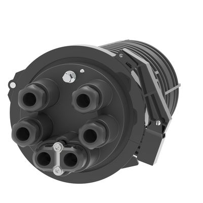 Couverture commune de câble de fermeture par splice en fibre optique à 192 cœurs noirs pour les projets FTTH en réseau