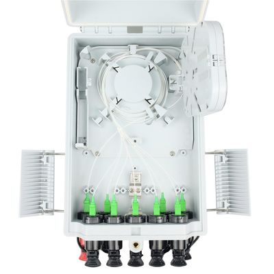 Distribution de fibres pré-connectées en extérieur FTTH 16 cœurs Splitters Terminal Optique Box
