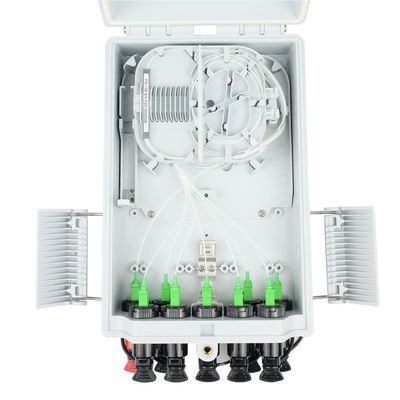Distribution de fibres pré-connectées en extérieur FTTH 16 cœurs Splitters Terminal Optique Box
