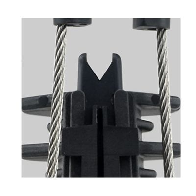 Accessoires pour lignes aériennes PA1500 Prêts d'ancrage de câbles FTTH en plastique haute tension