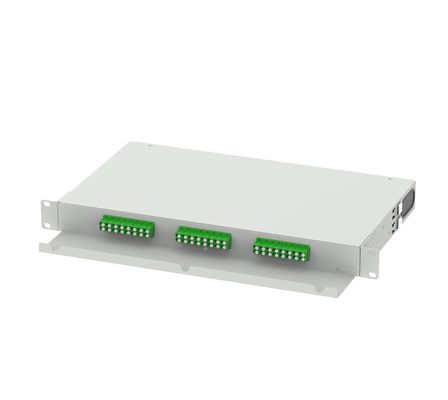 Cadre de distribution sous-optique de 19 pouces LC APC 24 ports Panneau de patch utilisé pour le réseau FTTX