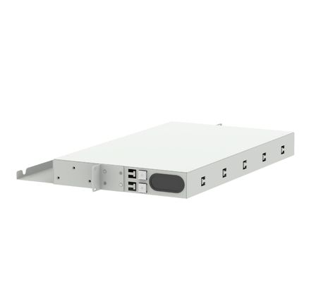 Cadre de distribution sous-optique de 19 pouces LC APC 24 ports Panneau de patch utilisé pour le réseau FTTX