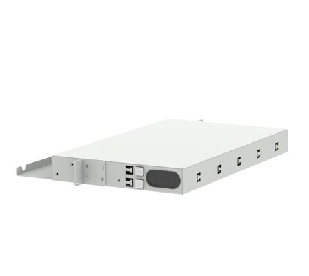 Cadre de distribution sous-optique de 19 pouces LC APC 24 ports Panneau de patch utilisé pour le réseau FTTX