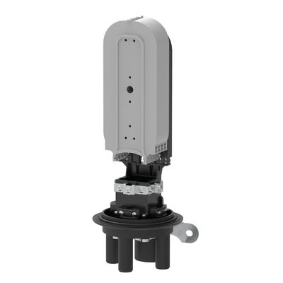 Fermeture commune de câble noir 96 cœurs pour les applications FTTH en réseau