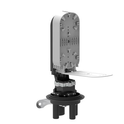 Fermeture commune de câble noir 96 cœurs pour les applications FTTH en réseau