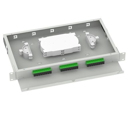 Réseau ODN Meilleur SC APC 24 ports 19 pouces Cadre de distribution optique pour le réseau FTTX