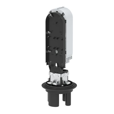 Boîte de fermeture commune de câble de fusion de 96 noyaux pour fermeture de splice en fibre optique noire