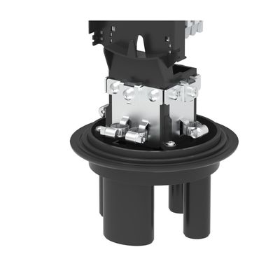 Boîte de fermeture commune de câble de fusion de 96 noyaux pour fermeture de splice en fibre optique noire