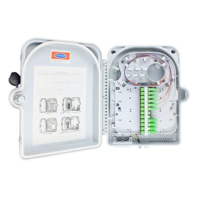 16 Modèle de séparateur de noyau Boîte de terminaison en fibre optique SC Connecteur IP65 étanche