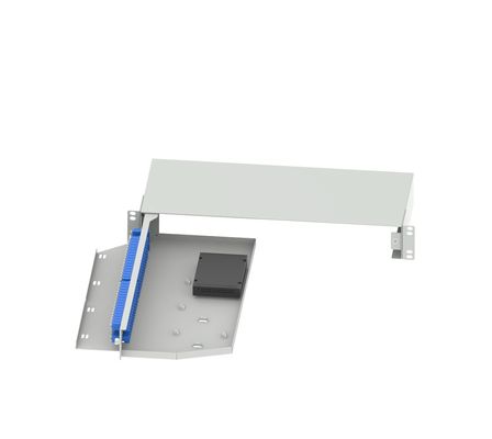 Réseau FTTX 19 pouces Fibre optique Splitter Patchpanel sous ODF type swing pour les systèmes
