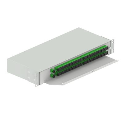 19 pouces de fibre optique Splitter Patchpanel sous-ODF swing type APC SC fibre optique pour ODN FTTX
