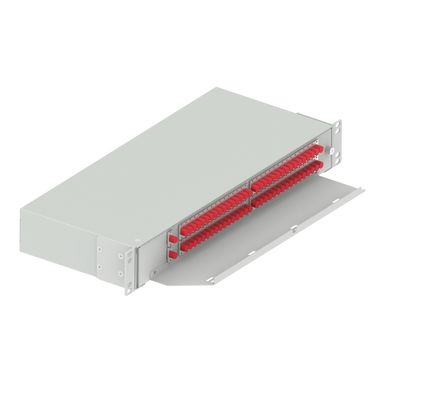 Sub-ODF de 19 pouces FC UPC Swing Fiber Optic Patchpanel pour le séparateur de fibre optique réseau