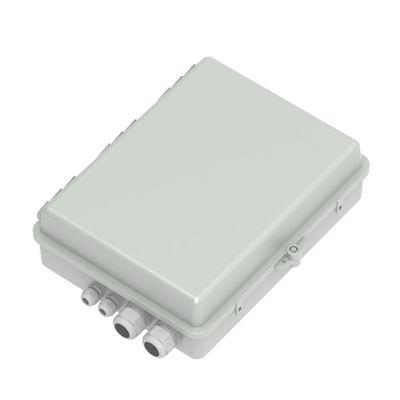 Boîte de distribution en fibre optique à 4 ports gris IP65 étanche pour l'extérieur dans le modèle réseau
