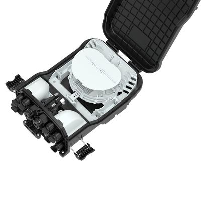 Boîte de distribution de fibres optiques pour terminaux extérieurs à 8 cœurs de réseau FTTH avec matériau PC ABS