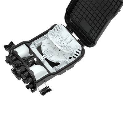 Boîte de distribution de fibres optiques pour terminaux extérieurs à 8 cœurs de réseau FTTH avec matériau PC ABS