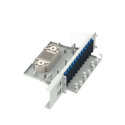 Centre de données de type swing de 19 pouces 96 cœurs SC UPC panneau de patchage en fibre optique équipement optique 5