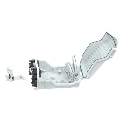 16 boîte de distribution de fibre pré-connectée de base pour le réseau FTTH en extérieur