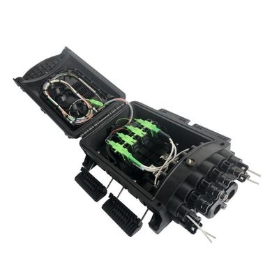 Application aérienne FTTH Boîte de terminaison en fibre optique IP65 avec 8 cœurs