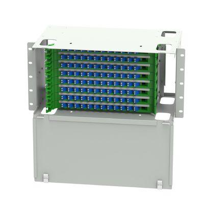 Panneau de patch de fibre de type LC à 96 ports pour la distribution FTTH en réseau dans le centre de données ODF