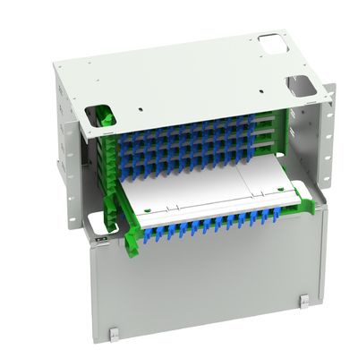 Équipement à fibre optique pour FTTX et centre de données E2K Type 96 Ports Patchpanel au mieux