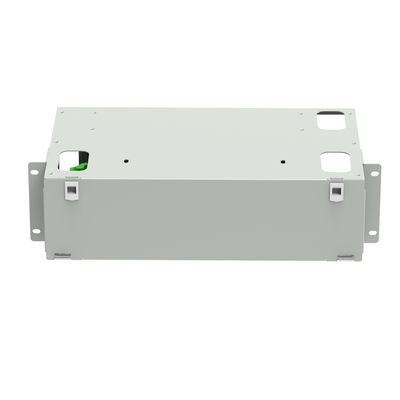 Panneau de patch de fibre optique de type E2000 48 PortS pour le cadre de distribution sous-optique WHTIE