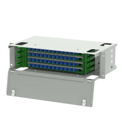 Équipement de fibre optique 48 ports cadre de distribution sous-optique de type LC pour réseau ODN