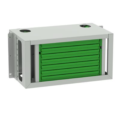 Panneau de distribution de fibres optiques de type LC blanc à 96 ports pour équipements à fibres optiques