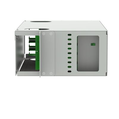 E2K Type 48 Ports Panneau de patch de distribution en fibre optique en blanc pour les applications FTTX