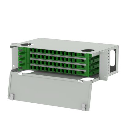 SC UPC Connecteur 48 ports Panneau de patch de distribution de fibres pour le réseau ODF intérieur FTTH