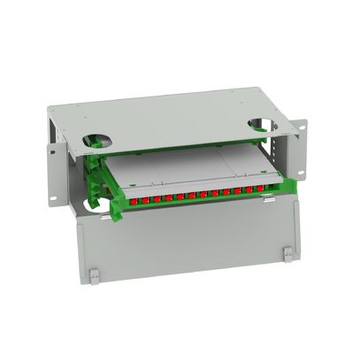 Le centre de données doit disposer d'un panneau de distribution de fibres optiques de type FC à 48 ports avec et 5