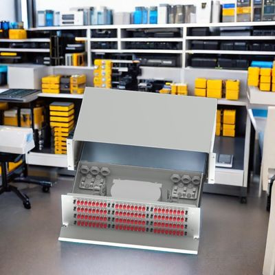 FC Type 96 Ports Patchpanel de distribution de fibre optique pour le réseau dans le centre de données FTTX