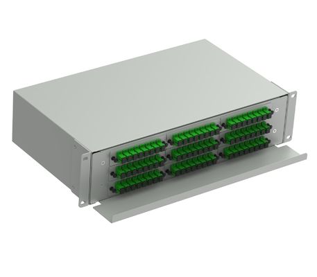 SC UPC Connector Patchpanel de distribution de fibres optiques pour le réseau FTTH dans un centre de données