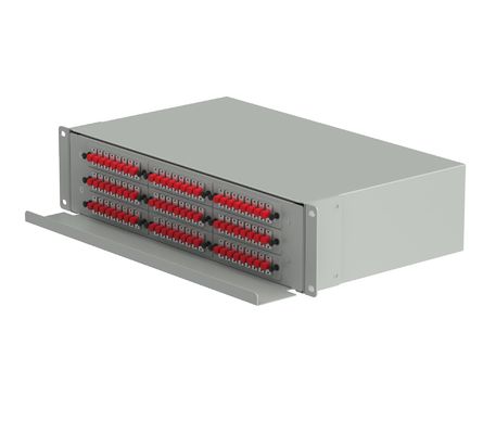 Panneau de distribution de fibres optiques de type FC 72 ports pour FTTX dans un réseau ODN avancé