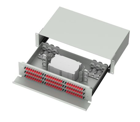 Panneau de distribution de fibres optiques de type FC 72 ports pour FTTX dans un réseau ODN avancé