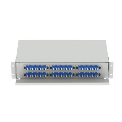 5 LC de type 2U 96 Panneau de distribution de fibres optiques pour connecteur FTTX de type LC
