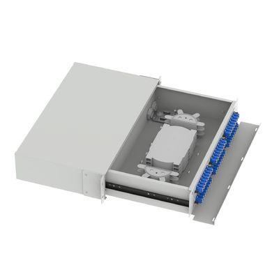 5 LC de type 2U 96 Panneau de distribution de fibres optiques pour connecteur FTTX de type LC