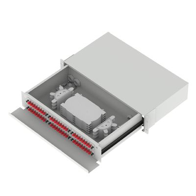 Centre de données Panneau de distribution de fibres optiques 48 ports Équipement avec 5 périodes