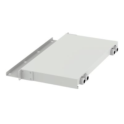 SC type 1U 24 Port panneau de distribution de fibre optique pour FTTX blanc et &quot; Choice