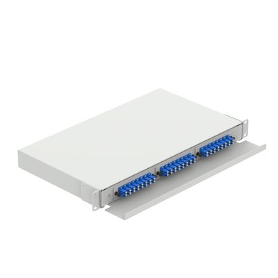 5 LC type 1U 48 ports panneau de distribution de fibre optique pour type de connecteur FTTX LC