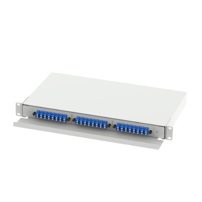 5 LC type 1U 48 ports panneau de distribution de fibre optique pour type de connecteur FTTX LC
