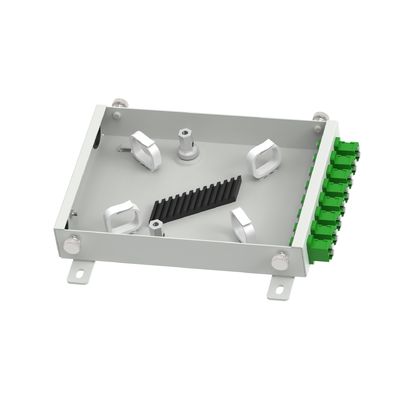 8 boîtes de bornes à fibres optiques pour la distribution en réseau et FTTH dans l'acier laminé à froid