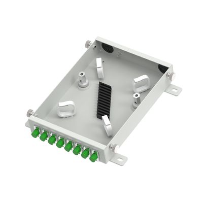 Boîte de terminaux FTTH en fibre optique à 8 cœurs en aluminium pour le réseau et la distribution