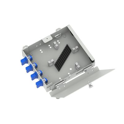Boîte de distribution en fibre optique FTTH réseau ODN avec 4 cœurs LC type APC