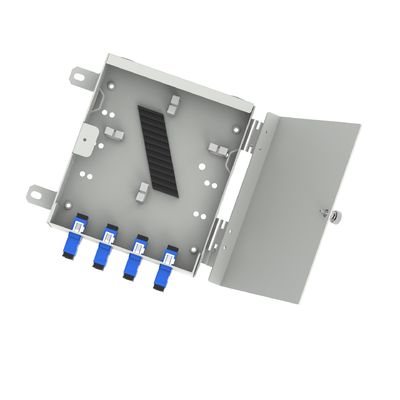 SC UPC Type 4 Cores Boîte de bornes FTTH à fibre optique pour l'infrastructure FTTH du réseau