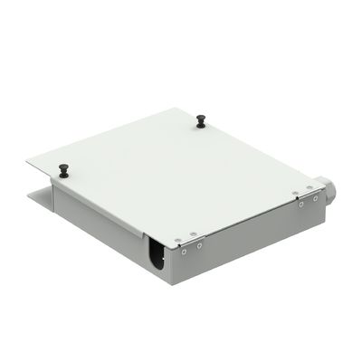 Boîte de bornes FTTH en acier laminé à froid à 12 cœurs de type FC APC à fibre optique pour le réseau ODN