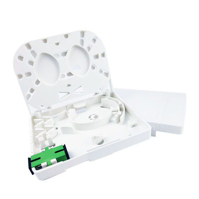 2 cœurs SC APC panneau de prise de fibre optique en plastique pour intérieur dans le réseau FTTH