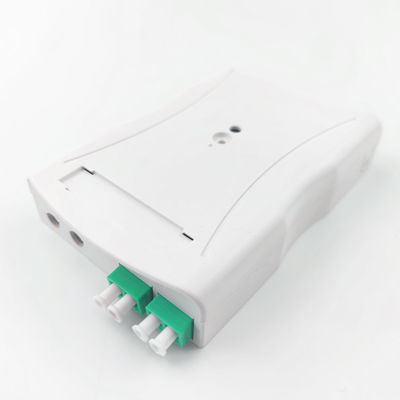 Grise LC APC en plastique fibre optique panneau de prise 2 cœurs pour le réseau intérieur