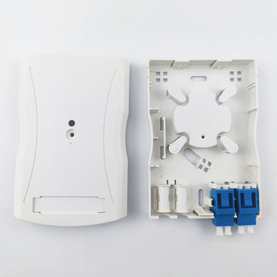 2 cœurs de panneau de prise de fibre optique monté sur le mur pour une application de réseau FTTH en intérieur