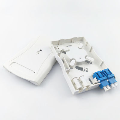 2 cœurs de panneau de prise de fibre optique monté sur le mur pour une application de réseau FTTH en intérieur